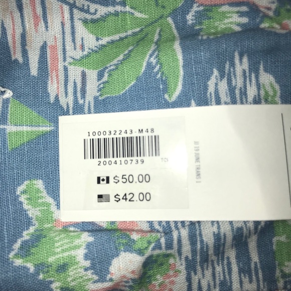 (1) Janie & Jack Overall Short Tropical Print - Picture 2 of 2